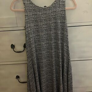 Black and White Checkered Dress